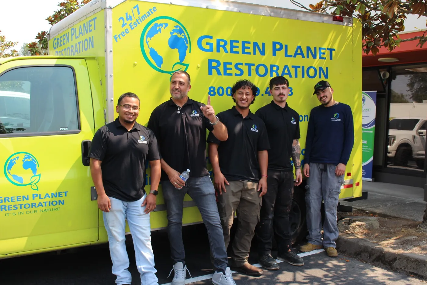 Greater Seattle crew with their response trucks