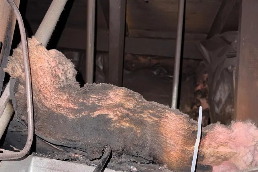 Attic insulation replacement