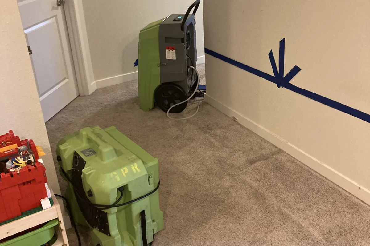 Run a dehumidifier