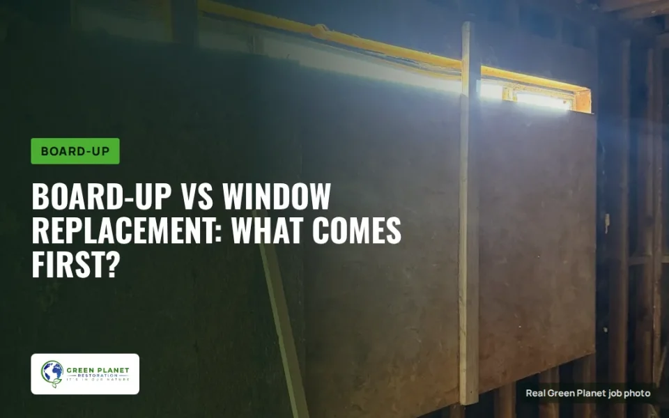 Board Up vs Window Replacement in California: What Should You Do First?