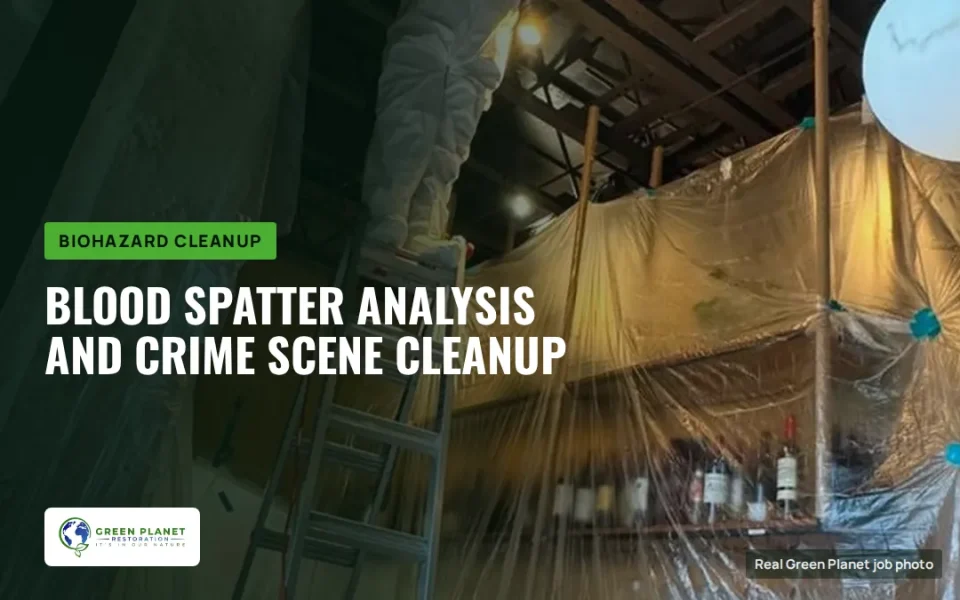 Blood Spatter Analysis and Crime Scene Cleanup: What Property Owners Should Know