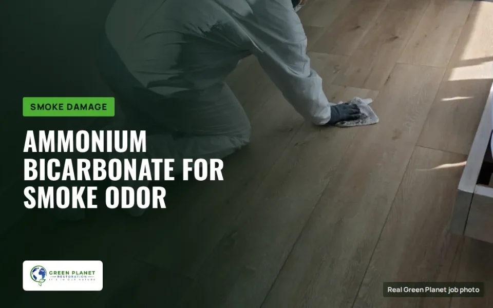 Ammonium Bicarbonate for Smoke Odor Removal